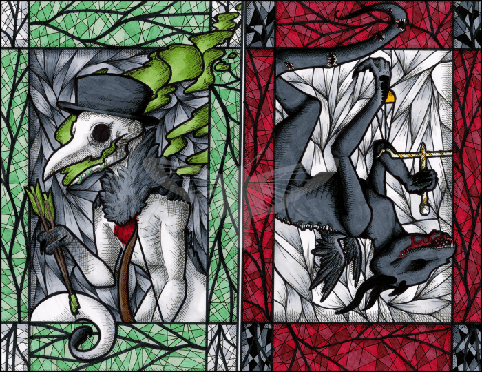 h c pestilence and famine